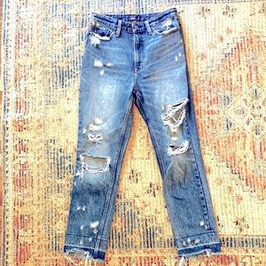 Abercrombie & Fitch Annie high rise girlfriend jean